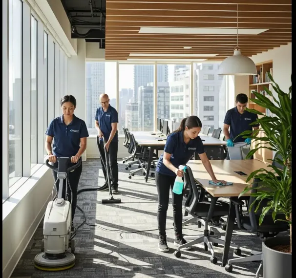 SkyVibes cleaning team